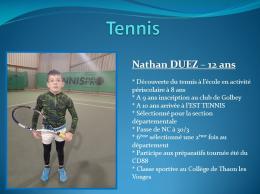 Portrait Nathan DUEZ – 12 ans
